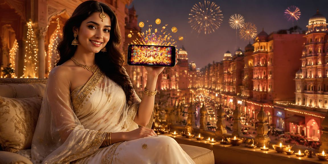 Bright slot game screens in Jaipur casino showing colourful slot machines